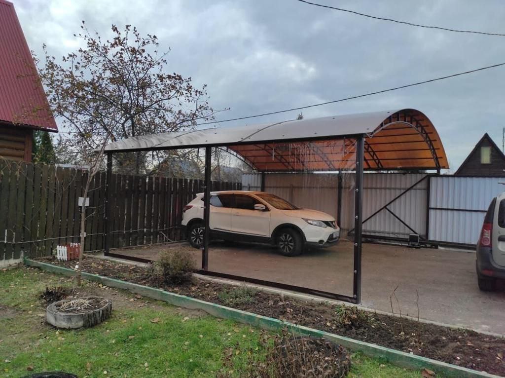 Прозрачные шторы ПВХ для навеса под автомобиль в городе Иваново